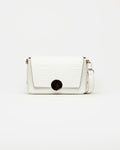 Bandolera Oasis en cuero croco shine