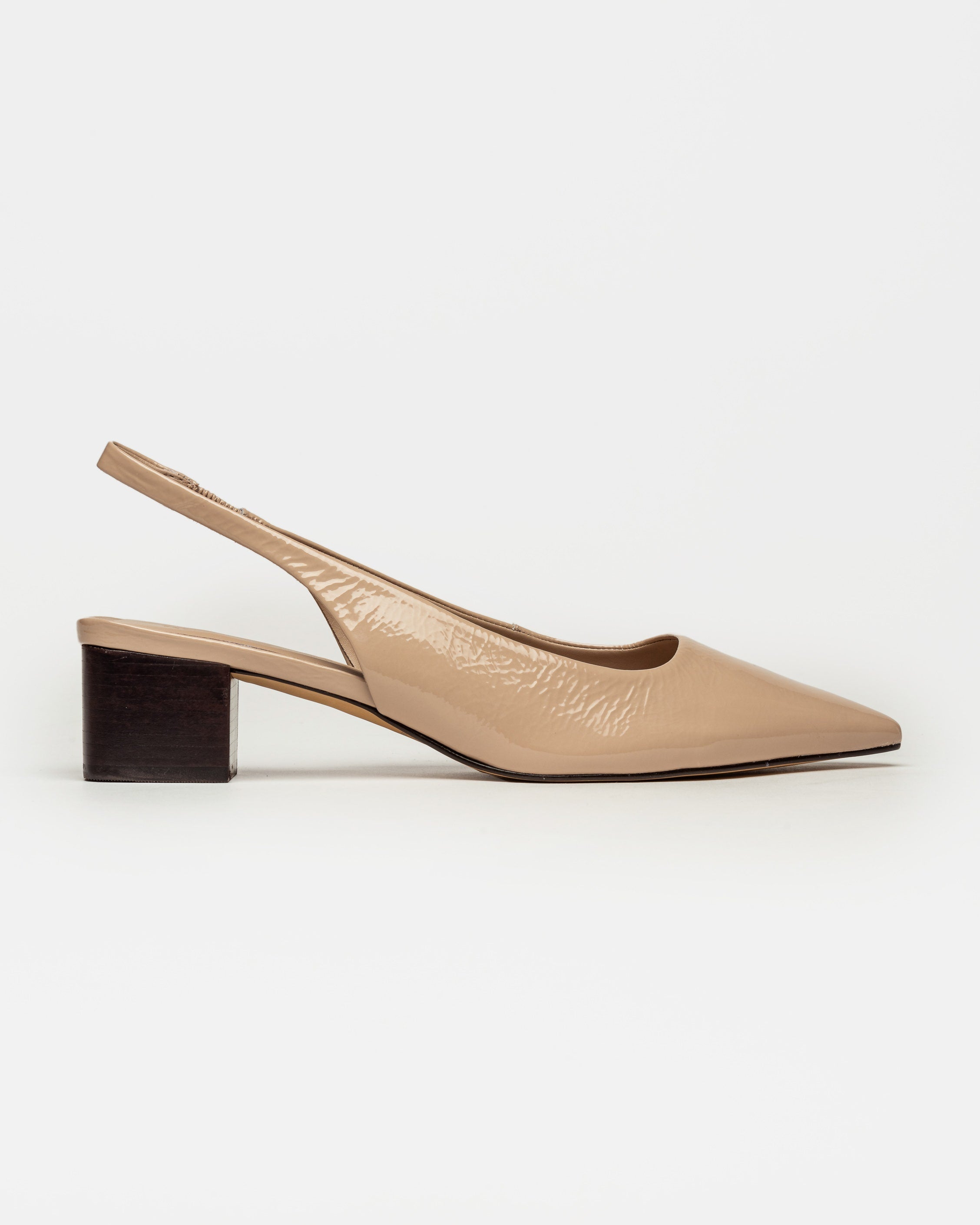 Stiletto Marga en cuero gloss